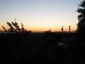 a clear sunset