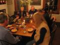 Dinner at the grownups table.