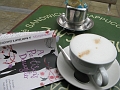 Becoming a cappucino fan.