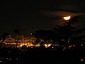 Moon setting on SF.