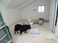 He'll like it when it is finished.