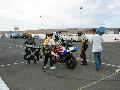 Rider change.