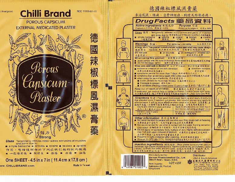 capsicum_plaster.jpg - This stuff works great on bruises. Tiger Balm type stuff (menthol/camphor) seems to work better on runner's knee. Check out the pictures with suggested uses. The joker on the bottom left looks to be smiling, but if you tried that you would be sorry right away, and more sorry later when you tried to peel the very sticky adhesive off.
