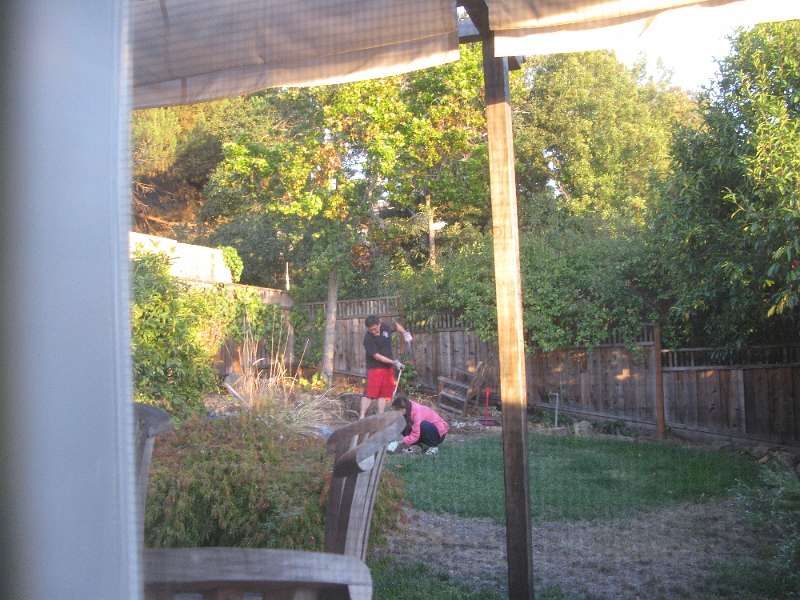 IMG_1704.JPG - Neighbors cleaning up debris from their tree that fell into the yard.