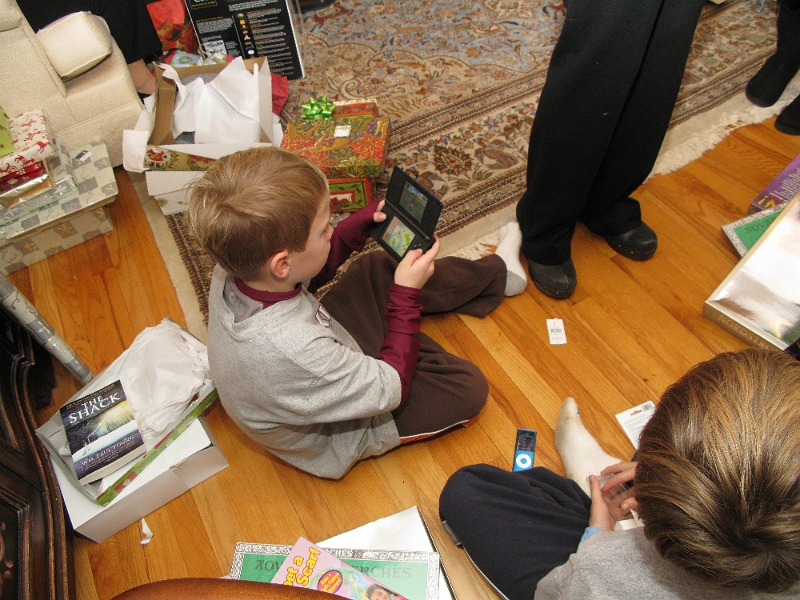 IMG_1911.JPG - Luke would probably play this game straight through until the battery wears out.