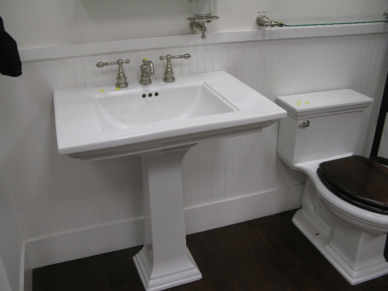 IMG_2084.JPG - Same model line. Pedestal version. With Georges faucets. It surprises me that I like this stuff.