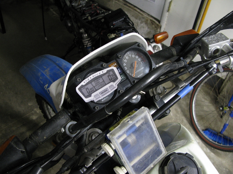 IMG_2730.JPG - This is an actual size printout of the Vapor digital dash. This would probalby be a good idea before my next big dualsport. Being able to adjust the trip meter is mighty useful.