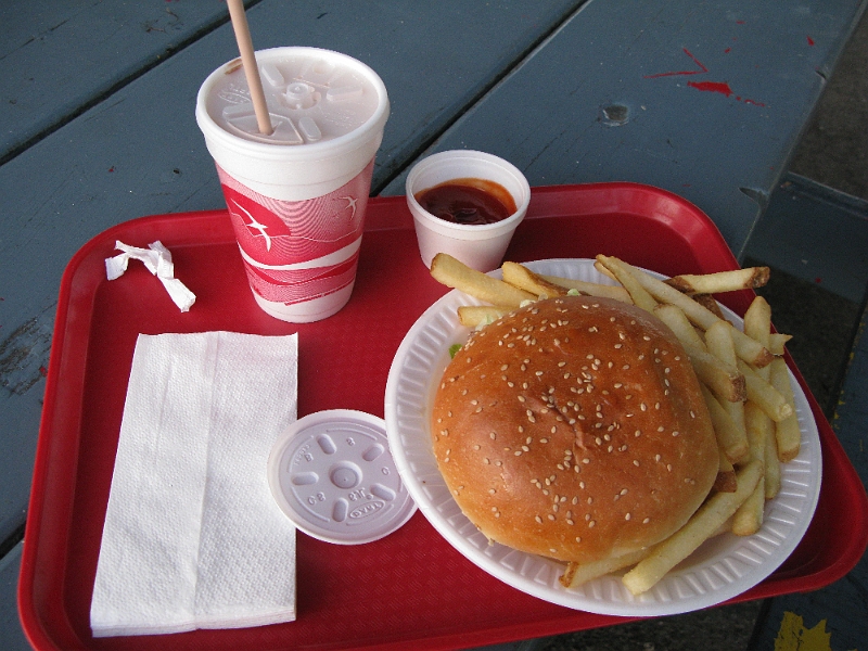 IMG_0046.JPG - That is a HUGE burger. Yow.