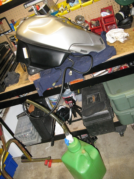 IMG_0109.JPG - Very slow drain by gravity. Takes hours.