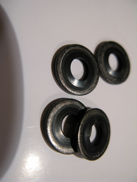 IMG_0262.JPG - On an unrelated note, here are the washers to make my DR350 rideable again. Never seen a hybrid gasket/washer like that before.