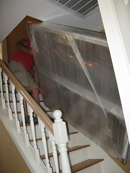 IMG_0378.JPG - Getting any kind of furniture up there is a pain. Complete oversight by the folks who flipped the house.