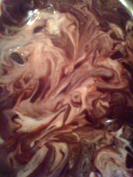 IMG_0034.jpg - The remains of the sauce from one of the desserts.