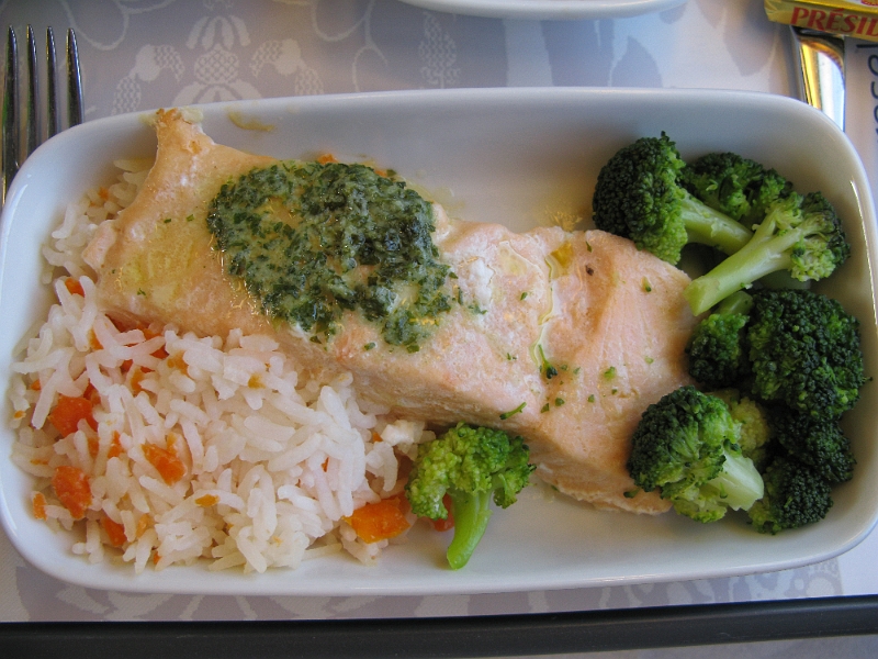 IMG_0709.JPG - Not bad for something parked in a warming tray for a while. Would love to know why this region serves salmon in 90% of the fish dishes. Not counting battered cod.