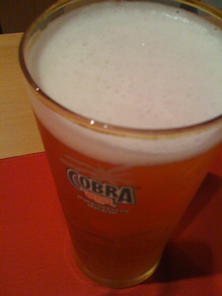 IMG_0039.jpg - The only Indian beer most Indian places carried. Weird. Am used to places carrying two or three, and this ain't one of them. Oh well.