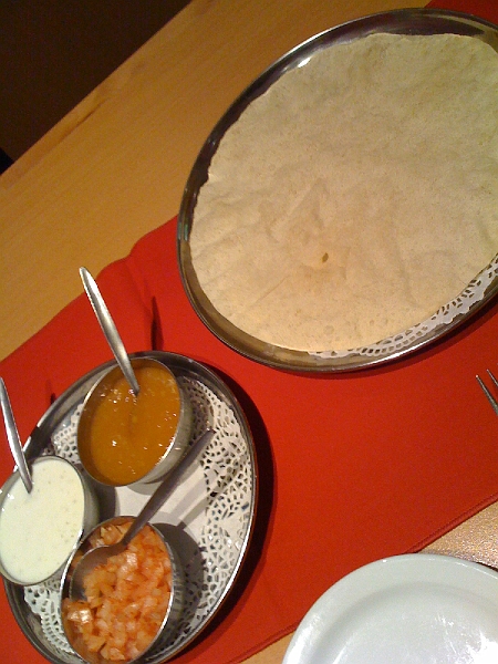 IMG_0040.jpg - Didn't used to be a poppadom fan but each place had their own style and it was good to try them all.
