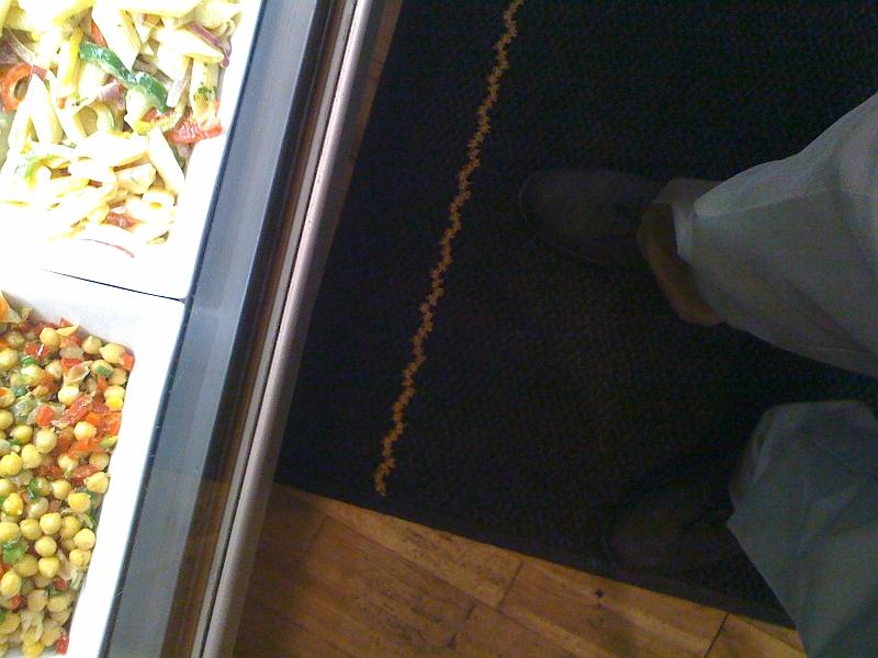 IMG_0064.jpg - Man I have no memory of this! I think it is checking out the offerings at the carvery.