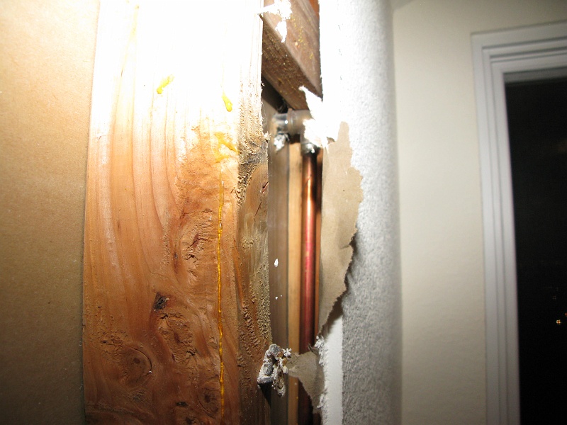 IMG_1660.JPG - Shower supply lines not strapped to anything.