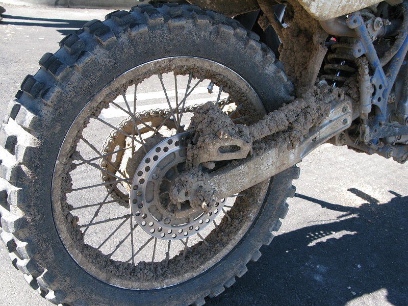 IMG_1857.JPG - Has to be at least 10 pounds of dirt on this bike.