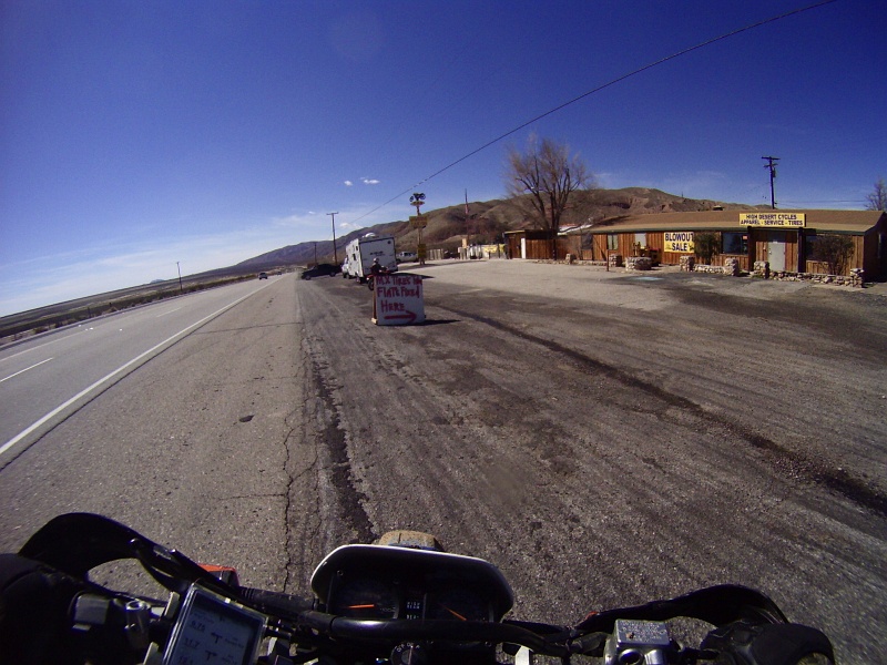 PICT1171.JPG - Probably could have found a replacement cable in the bike shop here.