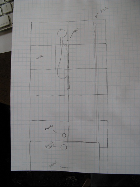 IMG_2223.JPG - Figuring out how to tile the shower.