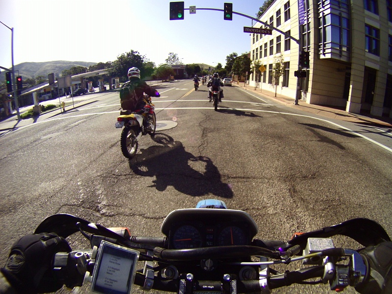 PICTa0087.JPG - People have romantic images about biker gangs rolling through town.