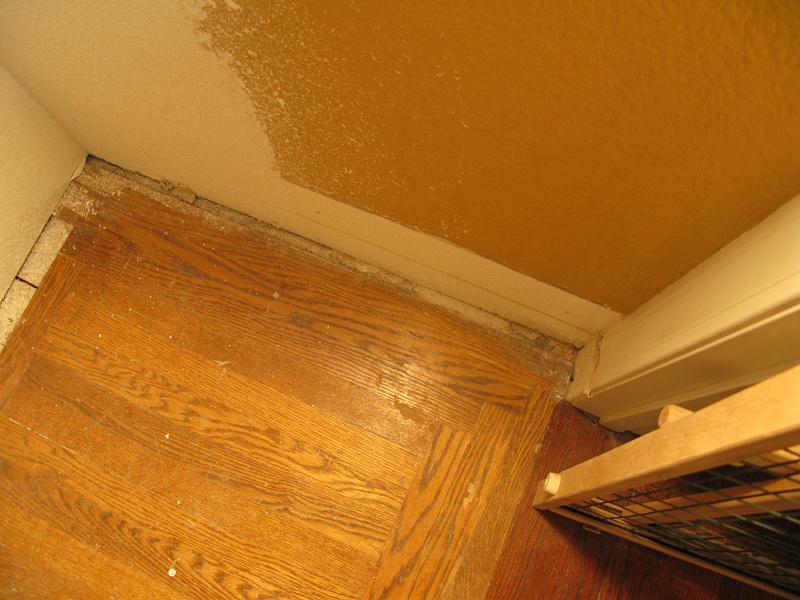 IMG_2525.JPG - Original plaster walls were much thicker. This left a gap when they put in drywall.