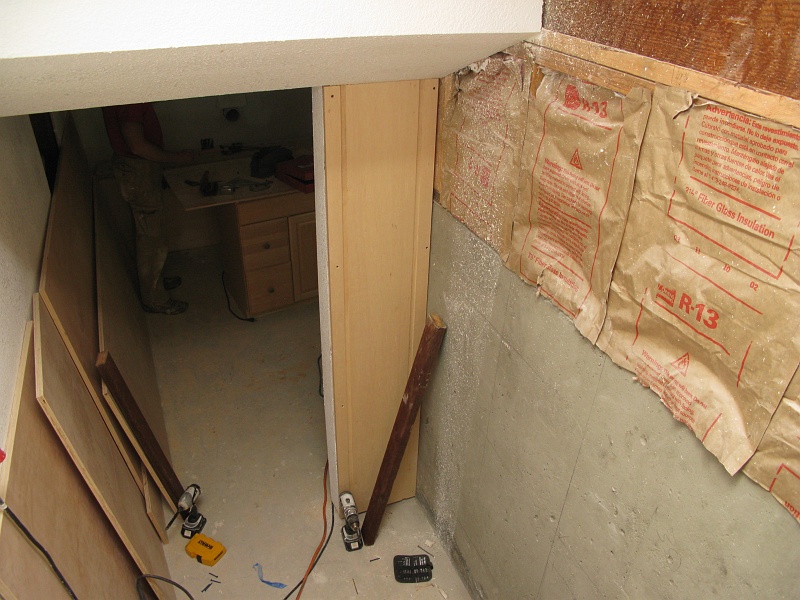 IMG_2527.JPG - Pantry shelving going in.