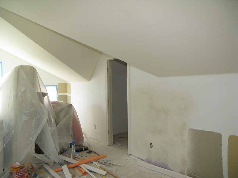 IMG_2610.JPG - Ceiling all done in here. Walls will probably get done in the next day or two.