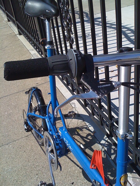 IMG_0253.JPG - Just a few scratches on the bike. Mostly I took the brunt of it.