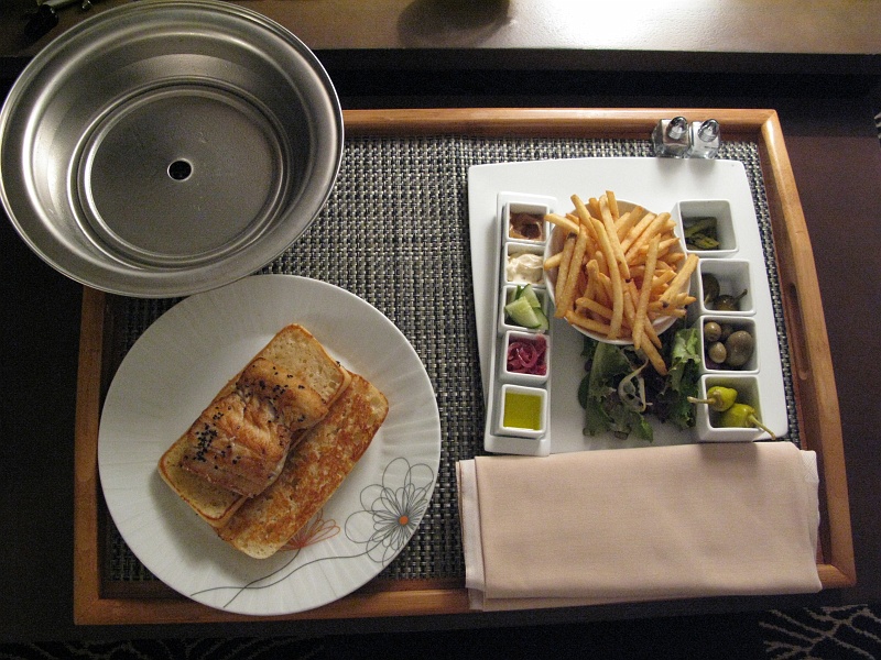 IMG_3379.JPG - This has been dinner about every other night. Mahi mahi and sides.