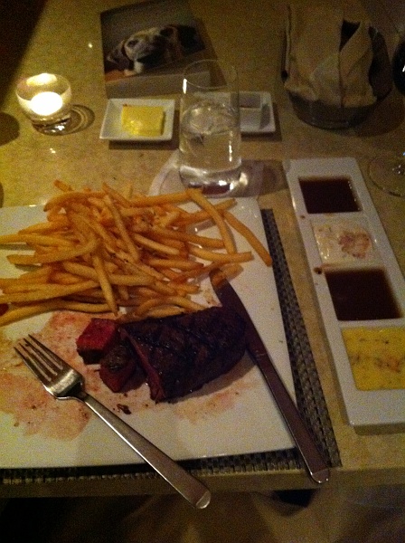 IMG_0363.JPG - NY strip and frites. Not bad.