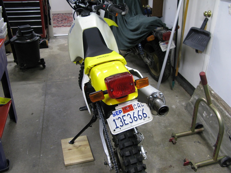 IMG_3557.JPG - About as out of the way as stalk mounted signals are going to get. They work. Calling it good.