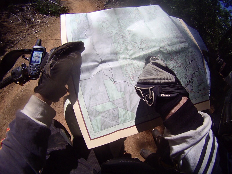 PICT1577.JPG - After checking lat/long on the GPS we narrow it down.