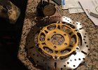 IMG 9076  Older rotors fail the countertop test. Didn't notice at first but the warranty rotors have 4/22 date on them. This one is from '19 and the other one is from before they started stamping the date on them!