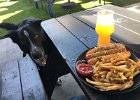 IMG 0977  Koba gets some fries.