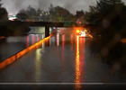 580 flooded 2  Screen cap of a video. 580 from another angle.