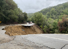 dang redwood road  Fire department Twitter pic of Redwood Road. Gonna take a lot to fix that.