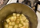 IMG 1477  Let's see if we can use a pot to concentrate the oil and sink the taters a bit more fully.