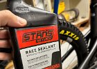 IMG 2407  This is how I remind myself to ask the bike shop what kind of sealant is in the tires.