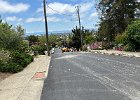 IMG 3494  Street is so steep the pavement saw fell over.