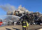 mmm burning metal  Far too common occurrence. Scrap metal pile catches on fire.