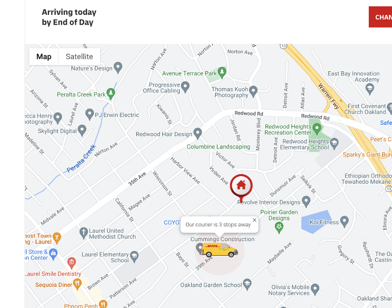 dhl almost here