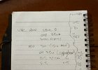IMG 5287  Notes on cost comparison of health care plans. Ugh.  Trying to make the numbers work so I can go back to Kaiser.