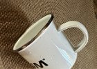 IMG 6577  New enameled steel mug arrives in the mail! Corporate swag for the win.