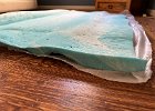 IMG 9074  KT ordered a mattress topper. It has been released from the vacuum bag.