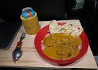 IMG 1175  First ever microwave meal in the van. Fitting.