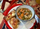 IMG 1996  Pizza and home made chicken soup were not bad.