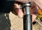 IMG 3045  Bolts are long! Deep sockets needed. No 9/16" deep socket on-hand, so we see if the 14mm one will work.