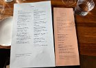 IMG 3967  First impressions: not a big menu. Kinda $$$. Given the attempt at high quality in a remote location, we will allow this.