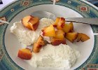 IMG 4187  Afternoon snack with fresh peach.